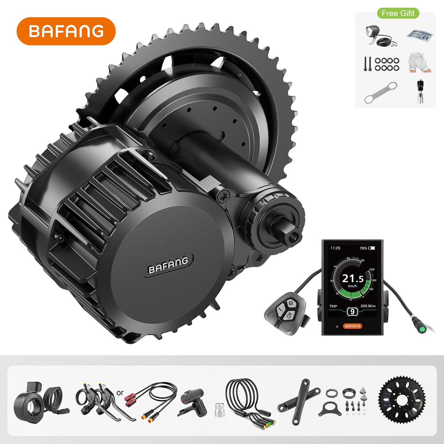 Bafang UART 48 V/52 V 1000 W M - Bafang Bbshd 1000W Conversion Kit recensie en prijs