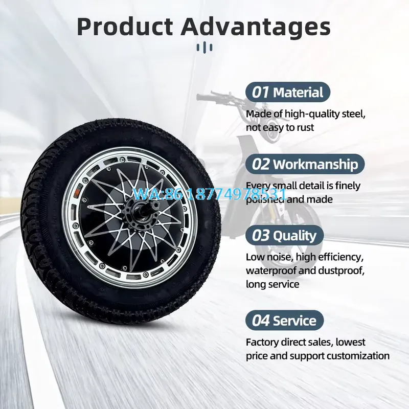 Wmwmnu voor 12 Inch Bldc Naafm - 72V 5000W Hub Motor Kit recensie en prijs
