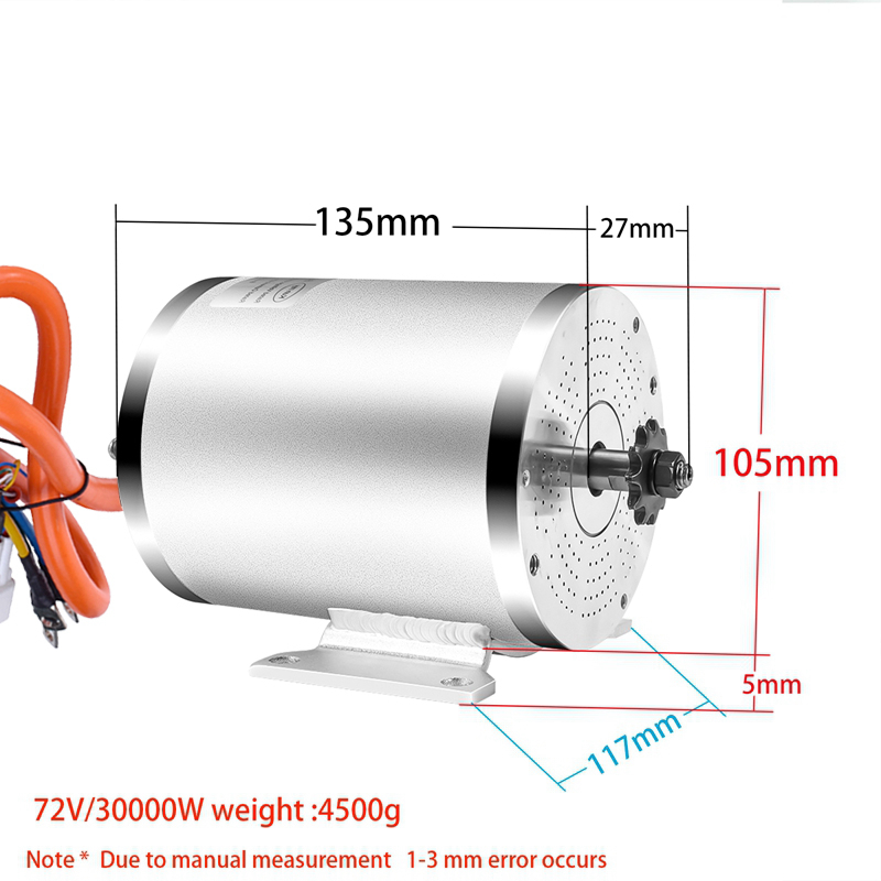 48V 72V 3000W 2000W Elektrisch - Ebike Conversion Kit 72V 3000W recensie en prijs
